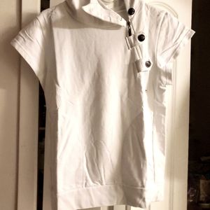 White ThELEES Hoodies T-Shirt